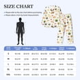 thumbnail image 4 of Uemuo Sushi and Rolls Pattern 2-Piece Loungewear Set - Men’s Soft Sleepwear, Cozy Winter PJs, Comfy Sleep Set-X-Large, 4 of 7