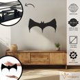 thumbnail image 2 of Violaura Bat Metal Wall Art - Easy to Install Hanging Perfect for Home, Living Room Decor (36.0" x 19.1"), 2 of 8