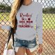 thumbnail image 3 of ICHUANYI Clearance Women's Printed Casual Loose Round Neck Long Sleeve T-shirt Tunic Tops Blouse ICHUANYI "ICHUANYI", 3 of 6
