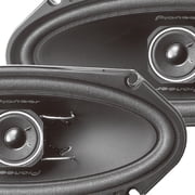 Pioneer A-Series TS-A4103 4” x 10” 2-Way Speakers (Pair) – 120W Max, Balanced Sound + Smooth Treble, Enhanced Bass, Great Stock Replacement