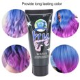 thumbnail image 5 of Color Change Hair Dye Professional Thermo Sensitive Mild Styling Hair Coloring Cream Blue Pink, 5 of 5