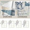 thumbnail image 5 of Eiffel Tower Swag Valances for Windows, Kitchen Curtains 36 Inch Length 2 Panels Set, European Architectural Retro Hand-Painted Short Curtains for Small Windows Rod Pocket Cafe Curtains 28"x36", 5 of 8