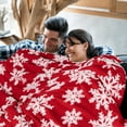 thumbnail image 2 of RKSTN christmas blanket And Winter Double Layer Soft Wool Christmas Snowflake Lamb Fleece Blanket Home Sofa Bedroom Blanket, 2 of 3