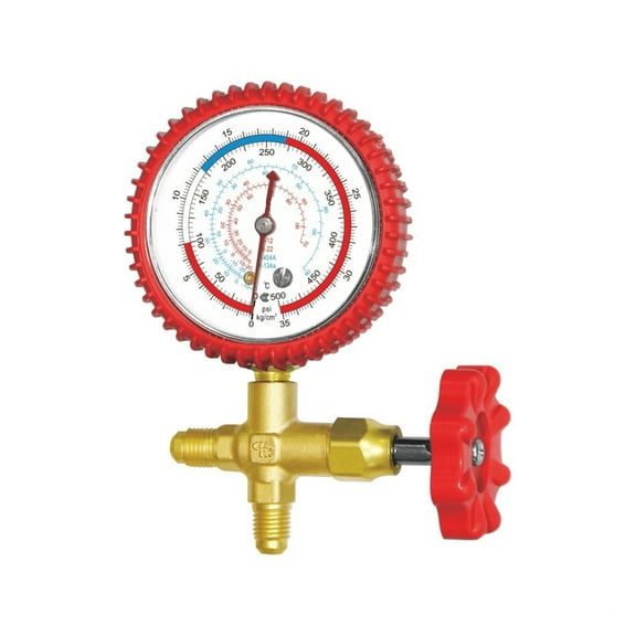 Pressure Gauge Refrigeration Vacuum Pressure Manifold Tester Meter Temperature Tester Air Conditioning Repair Tool ,Portable
