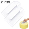 thumbnail image 2 of Pulidor más suave de Fondant para decoración de pasteles, raspador de azúcar, paleta niveladora de superficie de pastel, herramientas para hornear DIY, 2 uds., 2 of 8
