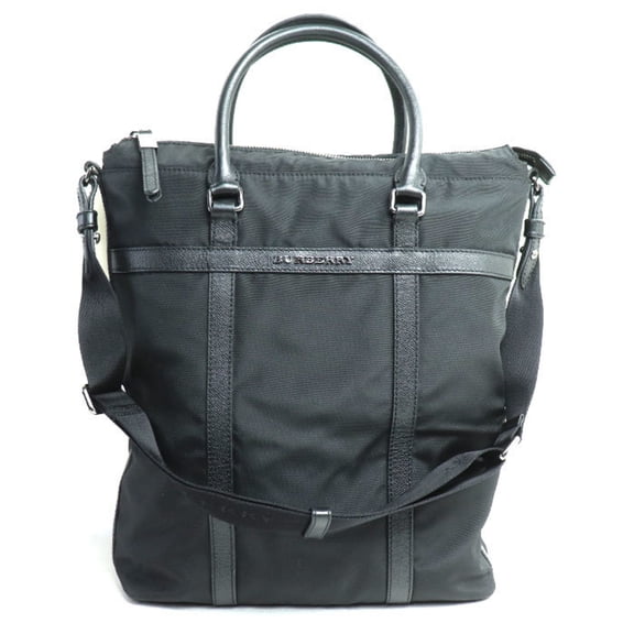 Pre-Owned BURBERRY Men's 2-Way Shoulder Bag, Black, 3638124 (Good)