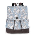 thumbnail image 1 of Easygdp Lily Flower Mochila de Cuero para Mujeres, Bolso de Hombro, Bolsos de Mano de Moda para Trabajo y Viajes, 1 of 4