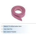 thumbnail image 3 of Cinturón de tiras de cuero de 1.5 cm (0.6" de ancho) tiras de cuero de color rosa oscuro para manualidades, llaveros, 3 of 7