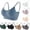 Beige, variant on Bralettes for Women with Support No Underwire Workout Bras for Women Thin Straps Breathable Slow Walking Gym Women's Bras (White ,One Size)
