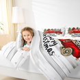 thumbnail image 4 of Feelyou Merry Christmas Full Size Comforter Sets, Red Truck Xmas Tree Bedding Comforter Set, Rustic Cabin Reversible Bedding Sets, Super Cozy Room Decor,3 Pieces, 4 of 8