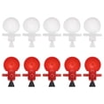 thumbnail image 1 of Miangastore 10Ensemble Mangeoire à Eau pour Pigeons Plastique Rouge pour Usage Domestique avec Canards, 1 of 8