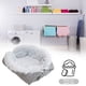 thumbnail image 5 of Cama plegable convertible para mascotas, manta acolchada de felpa, cojín para acurrucarse, cómoda cama nido para mascotas para gatos pequeños, medianos, gatitos y cachorros, 5 of 9