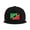 Black, variant on Snapback Hat Saint Kitts And Nevis Flag Adjustable Flat Bill Brim Hat for Men Women Casual Wear Black