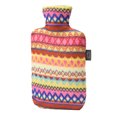 thumbnail image 2 of Botella de agua caliente Fashy con tapa en diseño Perú 2.0 L, marrón - rosa TUNC Sencillez, 2 of 5