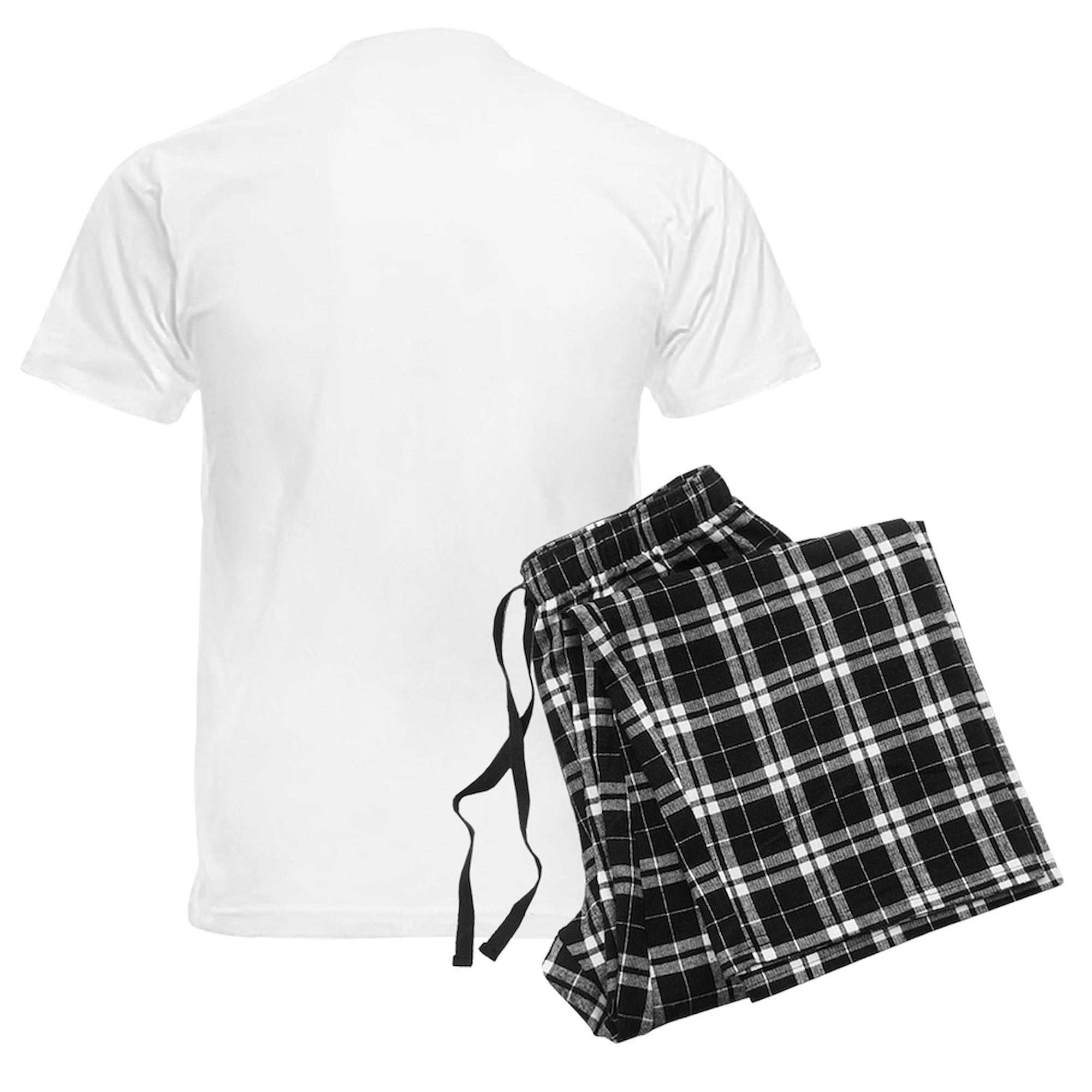 CafePress - Im Nice She's Naughty Elf Hat Pajamas - Men's Light Loose Fit Cotton Pajama Set