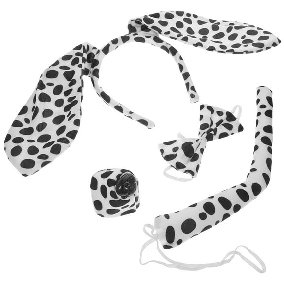 Worgeous  Dog Costume Tail Cosplay Headbands Animal Headwear Puppy Ears Bridegroom