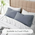 thumbnail image 4 of Southshore Fine Living, Inc. Pillow Cases Standard Size, Fits Full, Twin, Queen Pillows, Slate Blue, 4 of 8