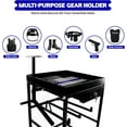 thumbnail image 6 of Police Gear Stand - Law Enforcement Gear Stand with Drawer 18 x18 x45 Police Gear Rack & Military Gear Stand - Tactical Gear Rack w/3 Hooks, 6 of 9