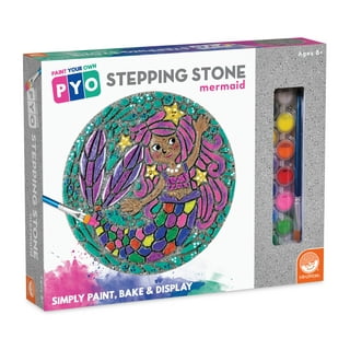 Stepping Stone Kit for Kids, FunKidz Paint Your Own Unicorn Flower