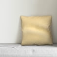 thumbnail image 2 of Creative Products Ticking Stripes in Yellow 16x16 Spun Poly Pillow, 2 of 2