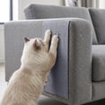 thumbnail image 4 of Dreisshy Cat Scratch Couch Furniture Protector, Self-Adhesive Cat Scratch Pad Deterrent for Furniture, DIY Climbing Cat Scratcher Couch Protector from Cat Claws for Indoor, 24X12In, BKS, 4 of 6