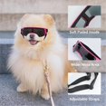 thumbnail image 2 of UOSIA Dog Goggles Sunglasses Small to Medium Breed Puppy Sunglasses,S,Pink, 2 of 6