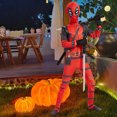 thumbnail image 2 of Disfraz Cosplay Anime Superhéroe Deadpool Transpirable para Fiesta Halloween, 2 of 9
