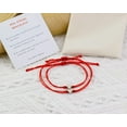 thumbnail image 2 of Red string bracelet red bracelet for protection matching heart bracelets friendship bracelets for teen girls as mother daughter bracelets, couples, sisters and friends, 2 of 6