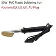 thumbnail image 2 of 50W Electric Soldering Iron With Plastic Handle Flat Tip For Car Bumper Repair, 2 of 8