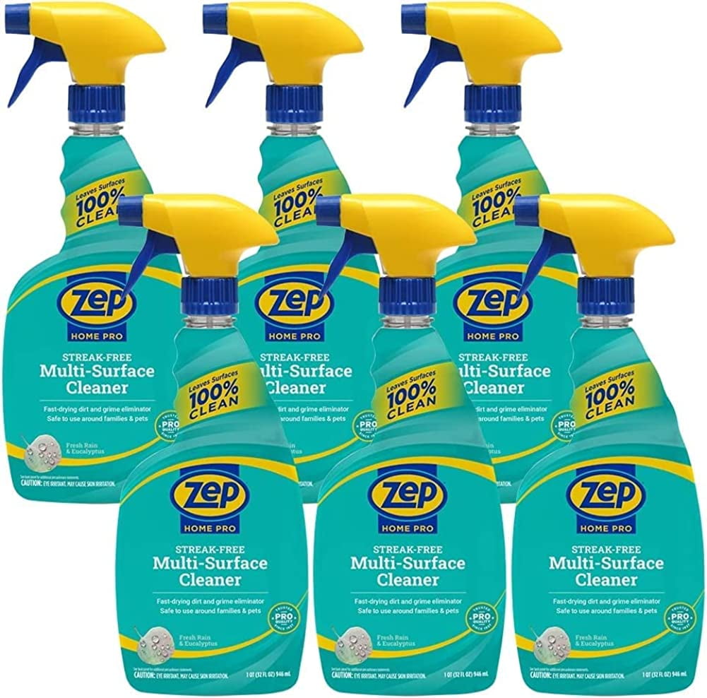 Zep, All-Purpose Bathroom Disinfectant Cleaner, 32 Fl. oz. (6 Pack