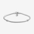 thumbnail image 2 of Sparkling Chain Charm Bracelet for Women in Sterli, 2 of 3