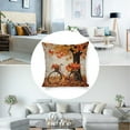 thumbnail image 3 of flowerslinen throw pillowcase decoration pillowcase gifting preferred 18x18 inch cushion cover 2 sets sofa pillowcase sofa bedroom living room car, 3 of 8