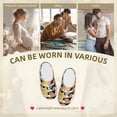 thumbnail image 7 of Fotbe Sea Shell Pattern Women's Fuzzy Curly Fur Memory Foam Loafer Slippers Indoor Outdoor Slippers Winter Home Shoes-42/43, 7 of 7