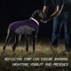 thumbnail image 5 of Abrigo para perro FUAMEY, impermeable para invierno, a prueba de viento, morado, talla M, 5 of 6
