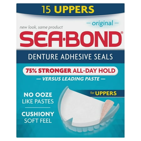 UPC 011509001627 product image for Secure Denture Adhesive Seals  Original Uppers | upcitemdb.com