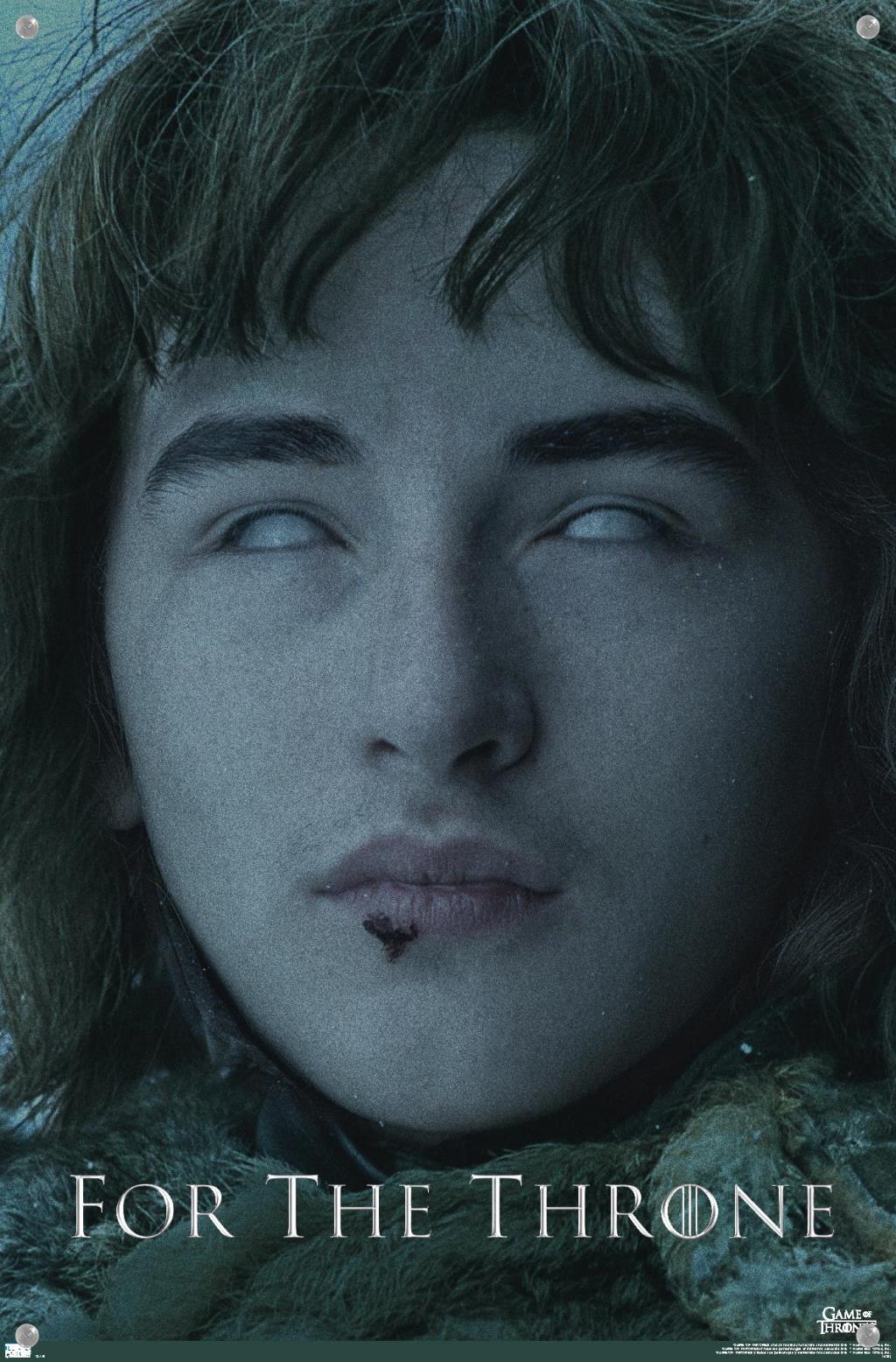 Game of Thrones - Bran Stark Wall Poster with Pushpins, 14.725" x 22.375"