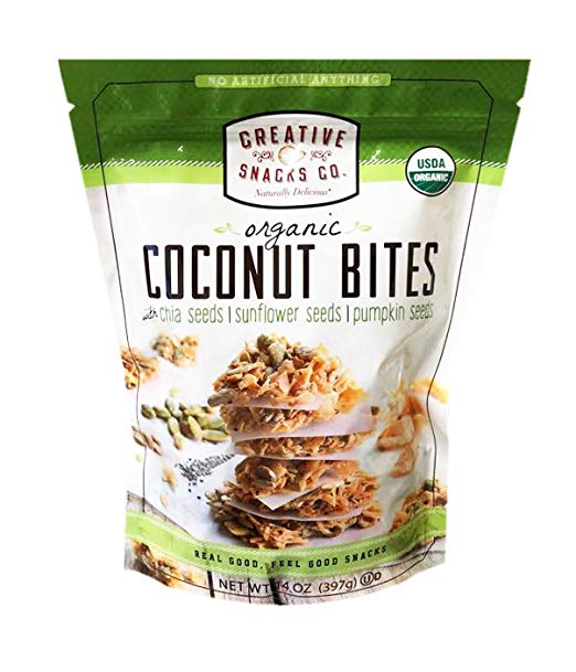 Creatives Snacks Co. Organic Coconut Snacks 4oz (Pumpkin Seeds Family