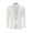 2# Beige white, variant on Men's Casual Linen Blazer Lightweight Regular Fit Sport Coat One Button Suit Jacket