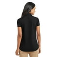 thumbnail image 2 of Port Authority V Neck Collar Elastic Waistband Grid made of Polyester Polo M, 2 of 2