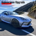 thumbnail image 5 of Ikon Motorsports Front Bumper Lip Fits 2022-2026 Toyota GR86 Except Yuzu Edition T Style Gloss Black PP Front Chin Spoiler Splitter 3PCS, 5 of 9