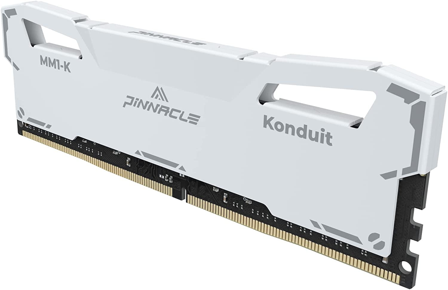 Timetec Pinnacle Konduit 32GB KIT(2x16GB) DDR4 3200MHz PC4-25600 CL16-20-20-40 XMP2.0 Overclocking 1.35V Dual Rank Compatible for AMD and Intel Desktop Gaming PC Memory Module - White
