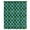 Dark Green, variant on Vintage Green Check Sheer Curtains 45" Long, Geometric Tartan Plaid Ethnic Light Filering Curtains, Breathable Simi Curtain Privacy Drapes for Kitchen Bathroom Lightweight Small Window Treatment