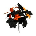 thumbnail image 2 of Fall Decor Artificial Flowers 15.75in Fall Artificial Maple Leaves Branches with Pumpkins,Home Pumpkin Decoration Faux Silk Fall Leaves Stems Bundles for Thanksgiving Home Indoor Outdoor, 2 of 6