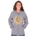 thumbnail image 4 of Woodsy Owl Bring The Sunshine Zip Up Hoodie Men's Women's Brisco Brands S, 4 of 6