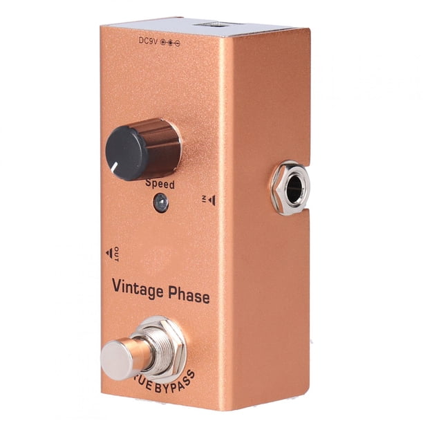 Mini Vintage Phase, Guitarra eléctrica de fase vintage Pedal de efecto de guitarra eléctrica Guitarra eléctrica Fase vintage Uso conveniente