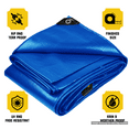 thumbnail image 7 of Core Tarps 20 Mil Heavy Duty Tarp Tarpaulin Waterproof Cover, Blue 30 x 30Ft, 7 of 7