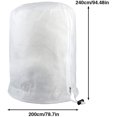 thumbnail image 2 of Cubiertas de hibernación para plantas, Cubierta de hibernación, Cubierta de protección de plantas no tejida Protección contra congelamiento para plantas en macetas y plantas (200 x 240 CM) Zhivalor WLJ-4035, 2 of 5