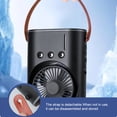 thumbnail image 2 of Maytalsory ABS Desktop Humidifier Fan With Double Spray For Large room. Add water Scale Coverage Humidifier With LED Light, 2 of 6