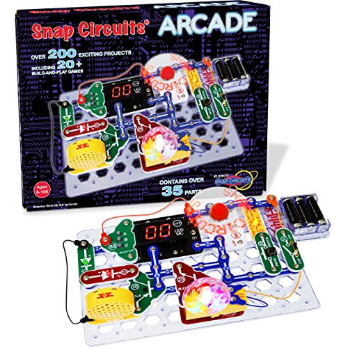 Snap Circuits “Arcade”, Kit d'Exploration Électronique, Activités de Tige pour les 8 Ans et Plus, Multicolore (SCA-200)