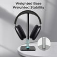 thumbnail image 2 of Headphone Stand [Weighted Base & Higher Height], Universal Desk Headphone Holder for All Gaming Headsets, 2 of 5